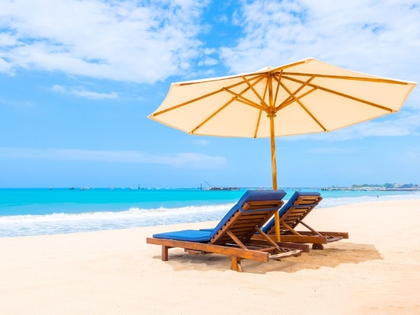 Sun Lounger on the Beach