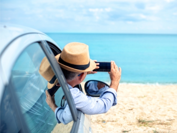 Reach the Hidden Beaches around Saint George by Car